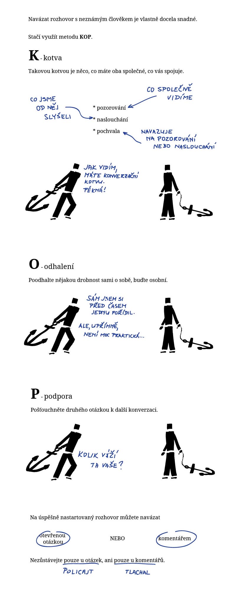 Jak začít konverzaci?
