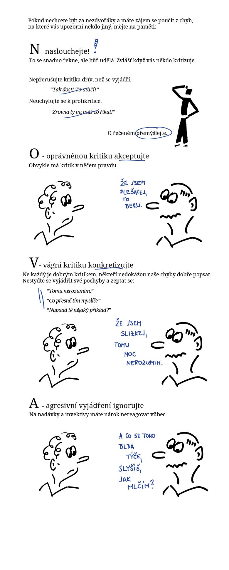 Jak přijmout zpětnou vazbu